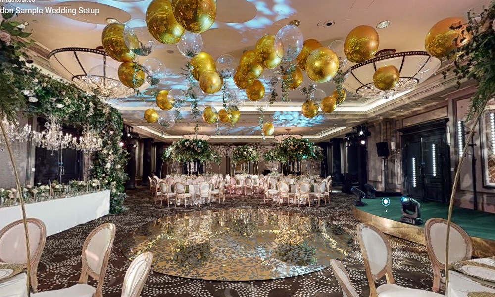 Свадебный Зал в Rosewood London Hotel, Лондон, Великобритания - Виртуальный Тур 3D